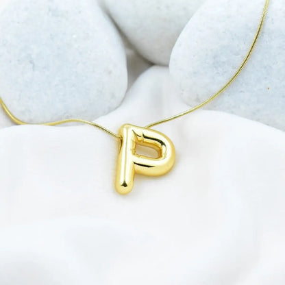 Bold Initial Pendant Necklace