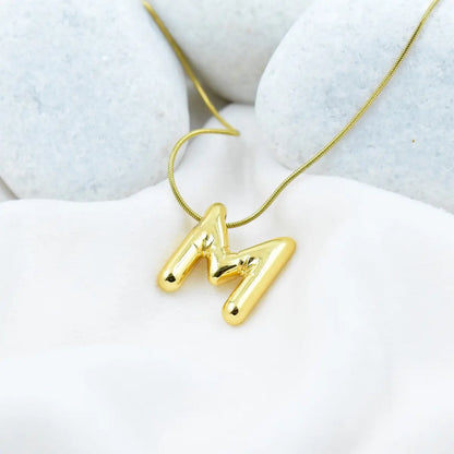 Bold Initial Pendant Necklace