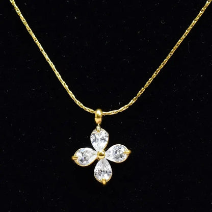 Petal Radiance Pendant Necklace
