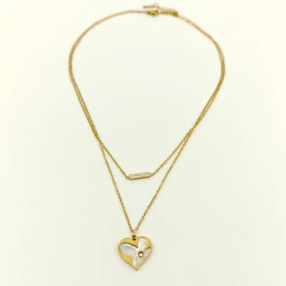 Radiant Heart Duo Necklace