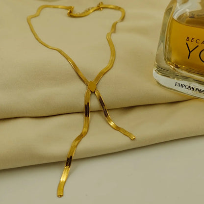 Y Drop Lariat Necklace