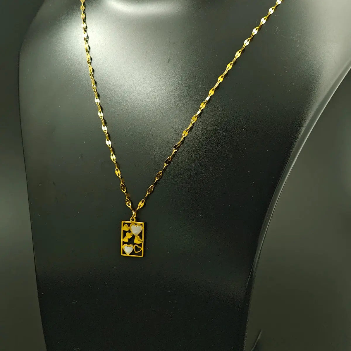 Heart Card Necklace