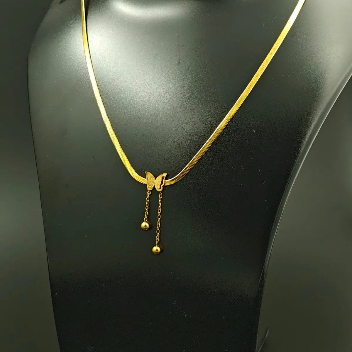 Butterfly Drop Necklace