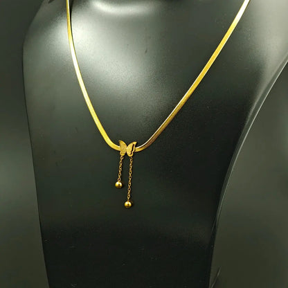 Butterfly Drop Necklace