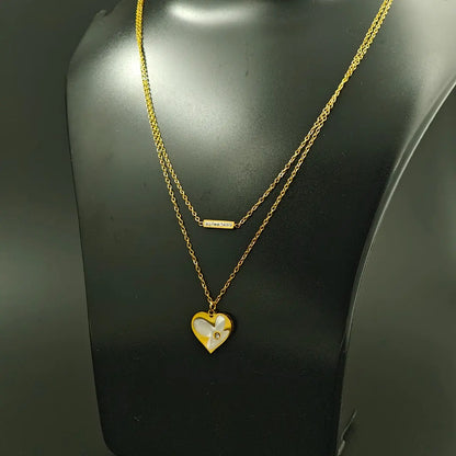 Radiant Heart Duo Necklace