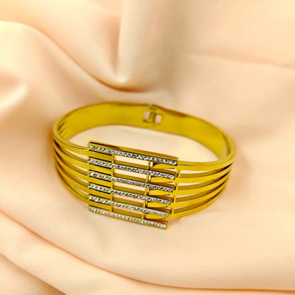 Luxe Grid Bangle