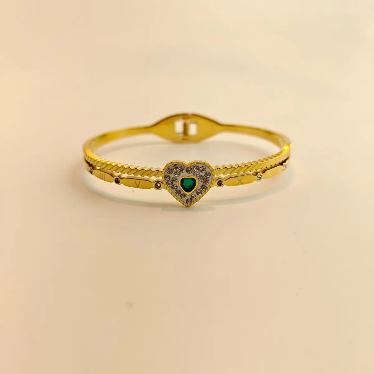 Emerald Love Bangle