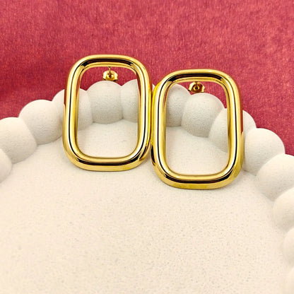 Bold Geometry Hoop Earrings