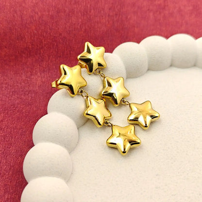 Celestial Star Dangle Earrings