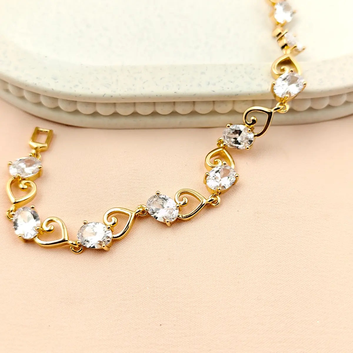 Radiant Heart Bracelet