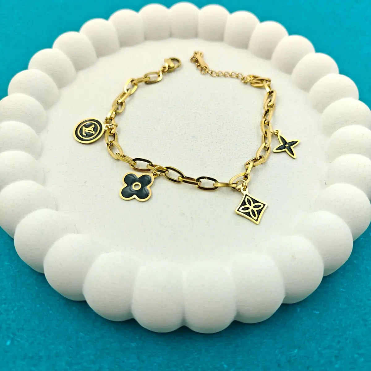 Fearless Charm Statement Bracelet