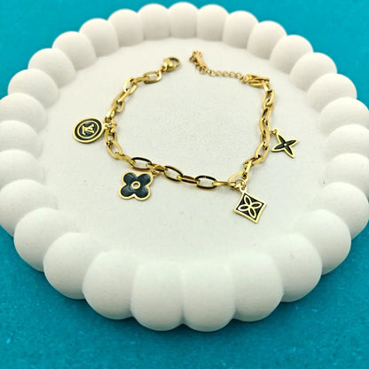 Fearless Charm Statement Bracelet
