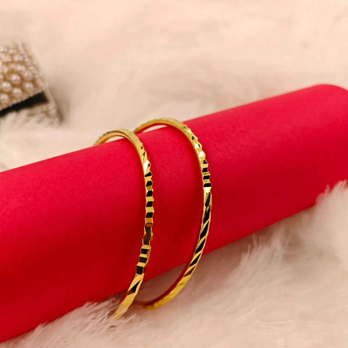 Facet Bangle Set