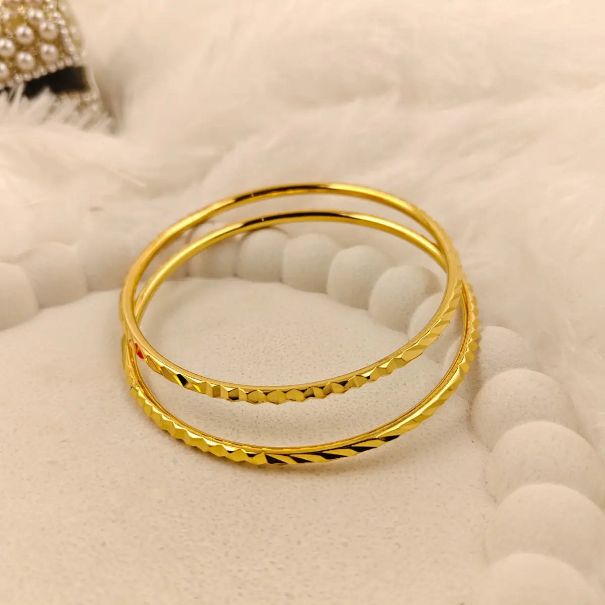 Facet Bangle Set