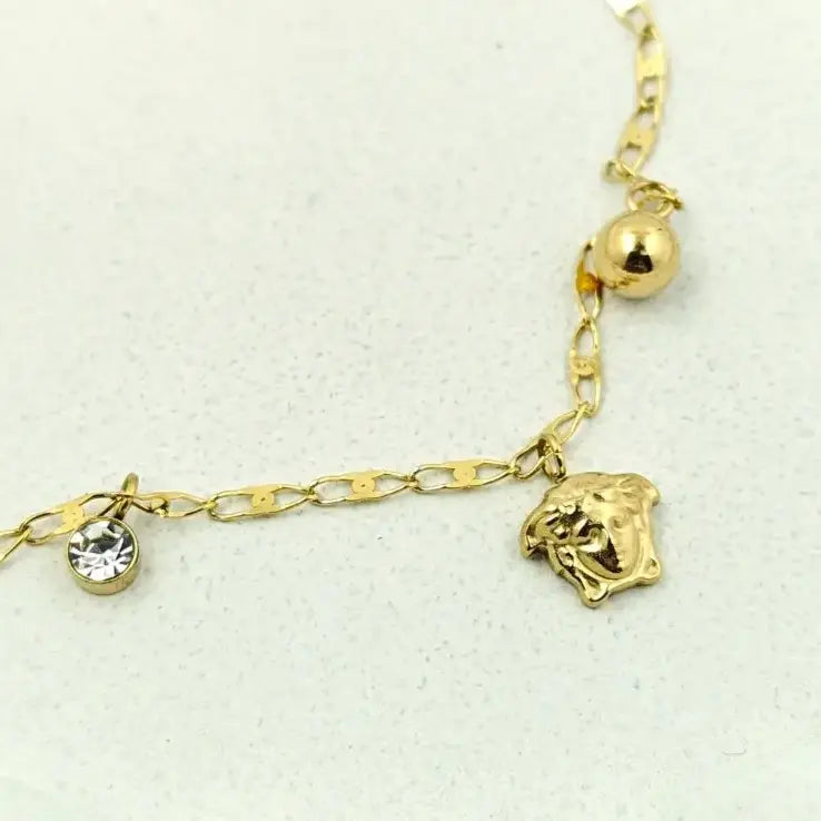 Medusa Charm Bracelet