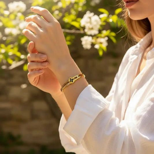 Subtle Bloom Bangle