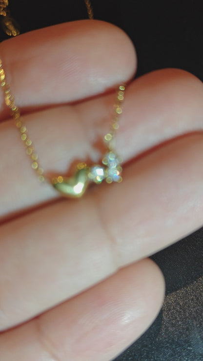 Crystal Heart Whisper Necklace
