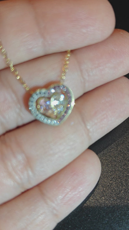 Blush Twin Heart Necklace