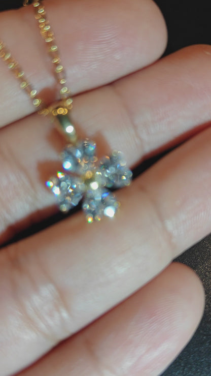 Petal Glow Drop Necklace