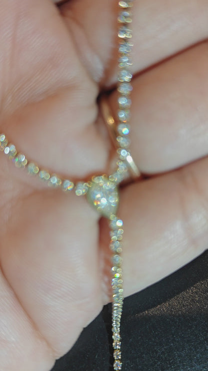 Celeste Drop Lariat Necklace