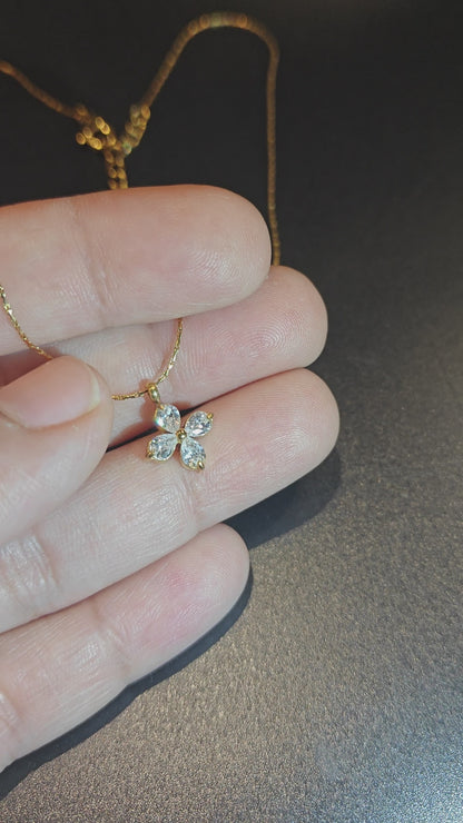 Petal Radiance Pendant Necklace