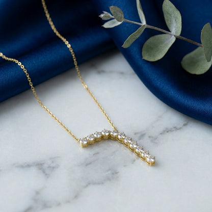 Luxe Lariat Crystal Necklace