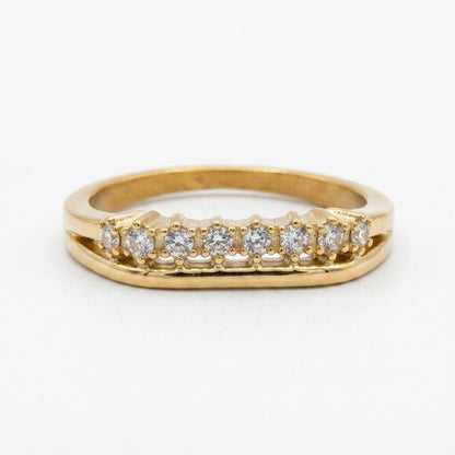Celeste Crystal Band Ring