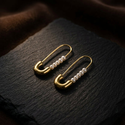Pearl Pin Earrings