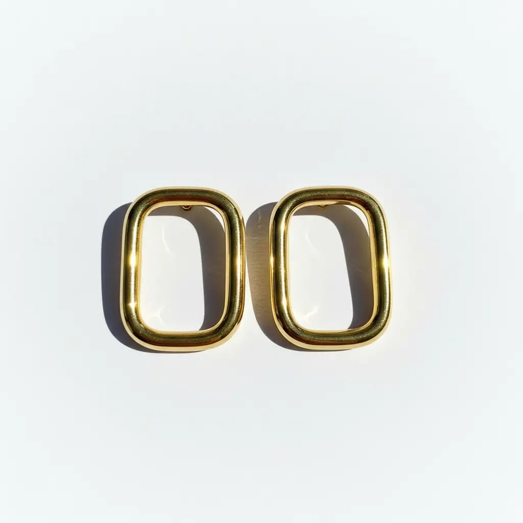 Bold Geometry Hoop Earrings