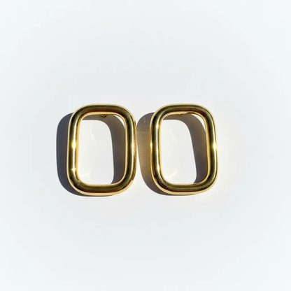Bold Geometry Hoop Earrings