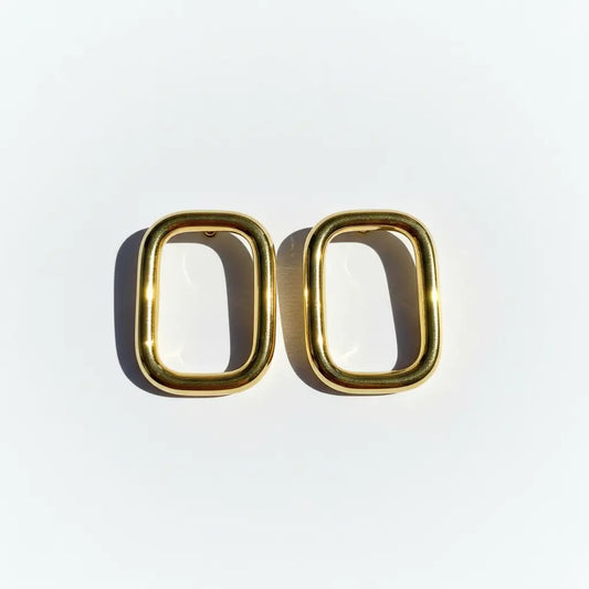 Bold Geometry Hoop Earrings