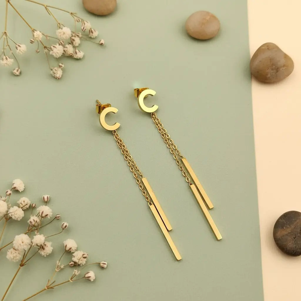 Double Bar Earrings