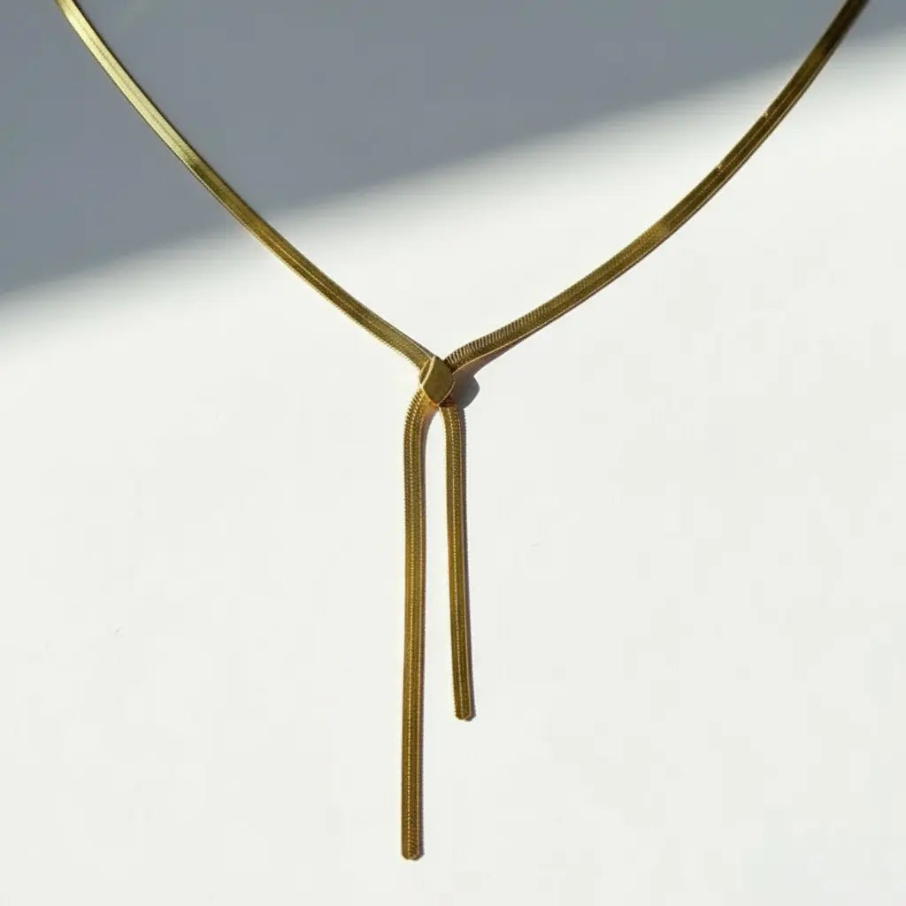 Y Drop Lariat Necklace