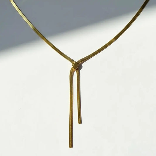 Y Drop Lariat Necklace