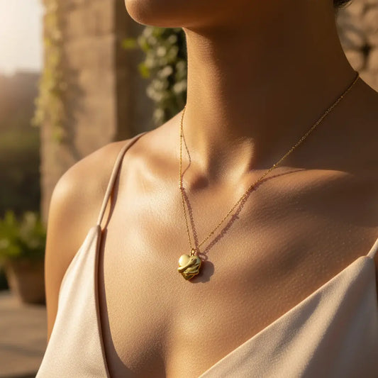 Wearable Hug Pendant Necklace