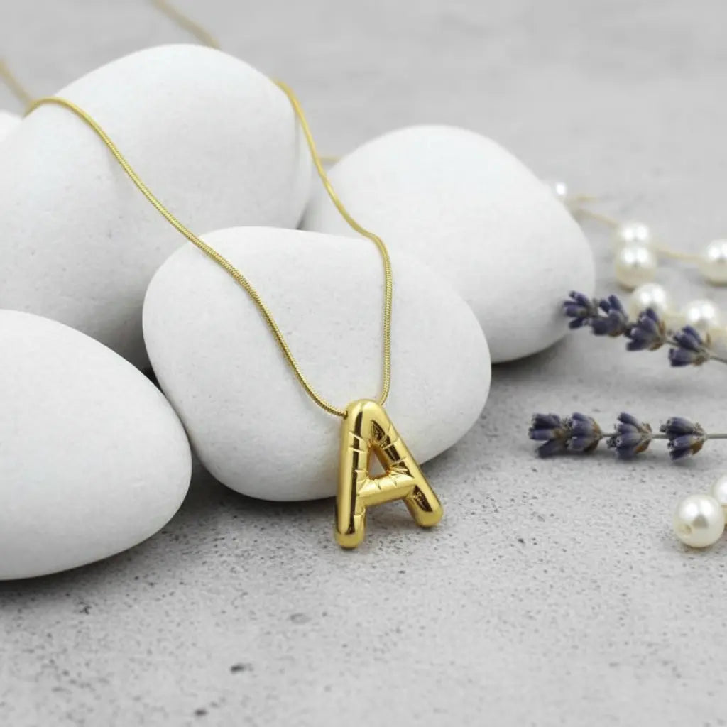 Bold Initial Pendant Necklace