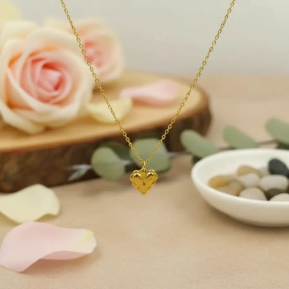 Puffy Heart Necklace