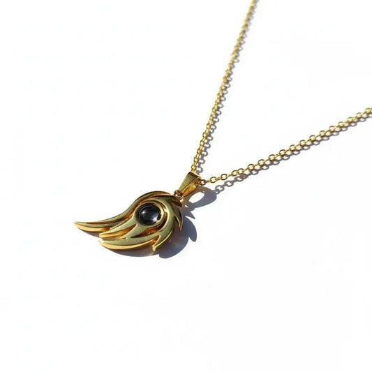 Golden Winged Aura Necklace