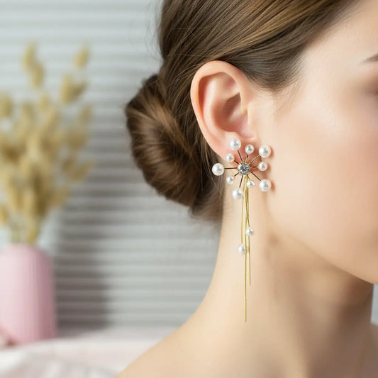 Celeste Pearl Burst Earrings