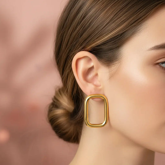 Bold Geometry Hoop Earrings