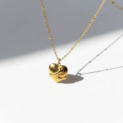 Wearable Hug Pendant Necklace