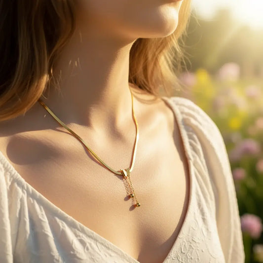 Butterfly Drop Necklace