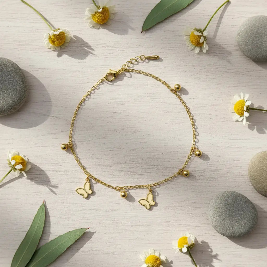 Golden Butterfly Bracelet