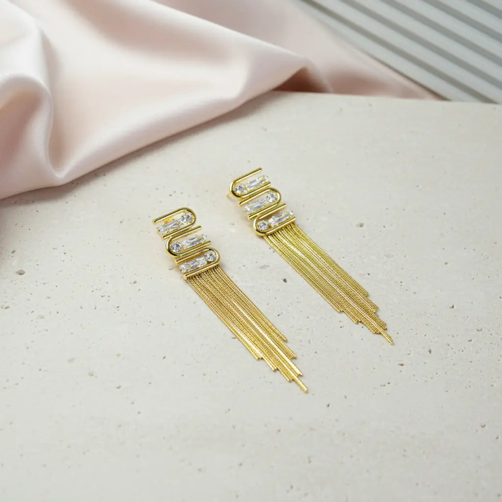 Luxe Tassel Drop Earrings