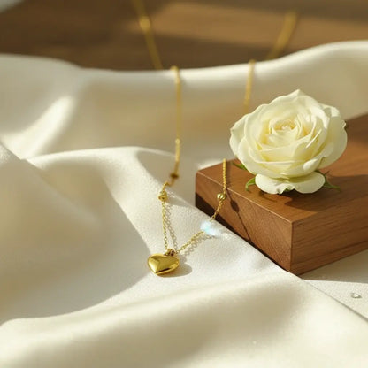 Golden Heartbeat Necklace