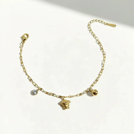 Medusa Charm Bracelet