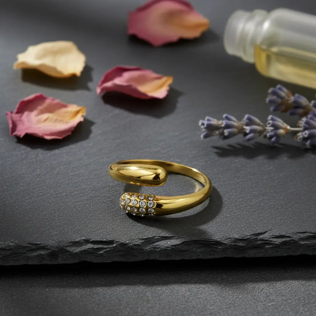 Aura Twist Adjustable Ring