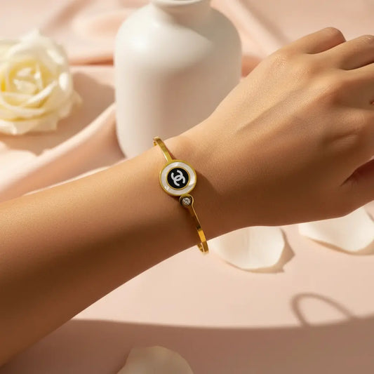 Elegant Emblem Bangle