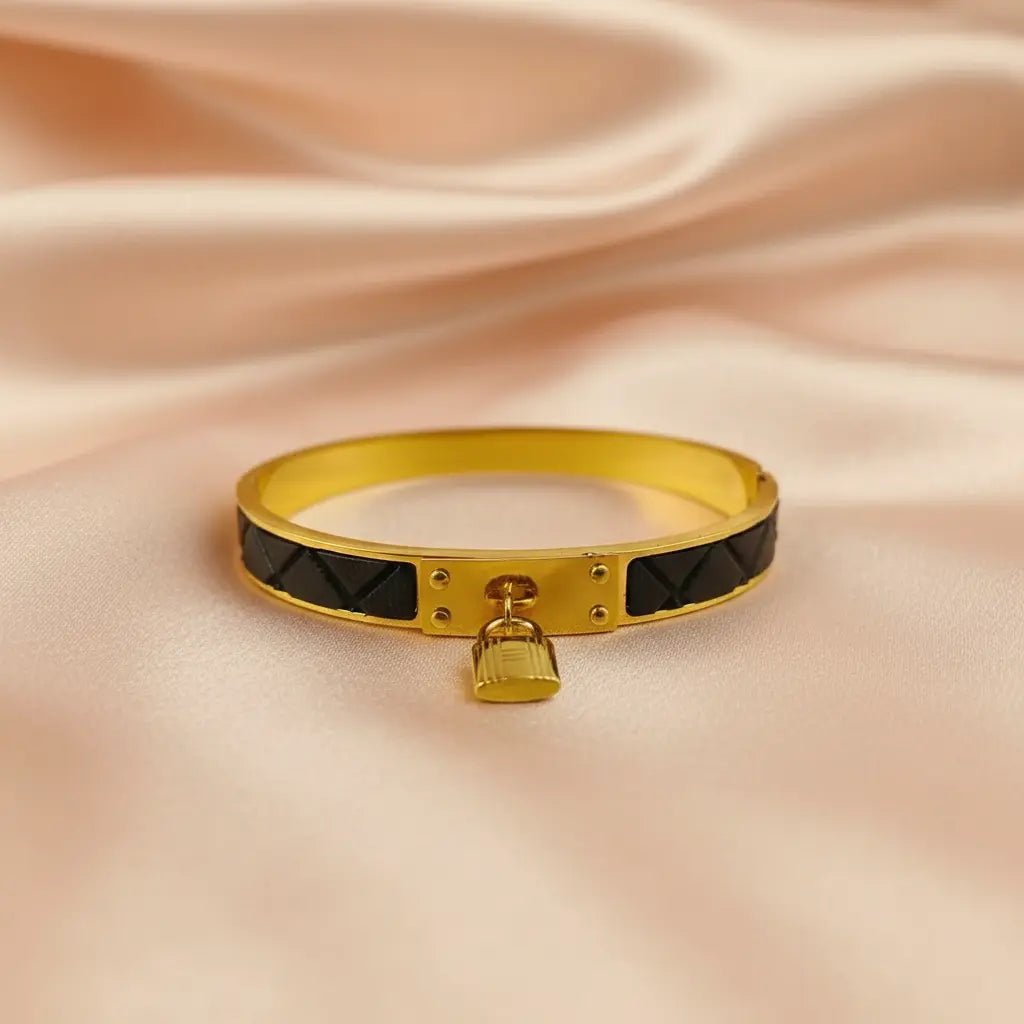 Lock and Rivet Bangle