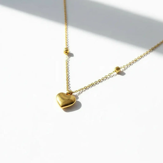 Golden Heartbeat Necklace